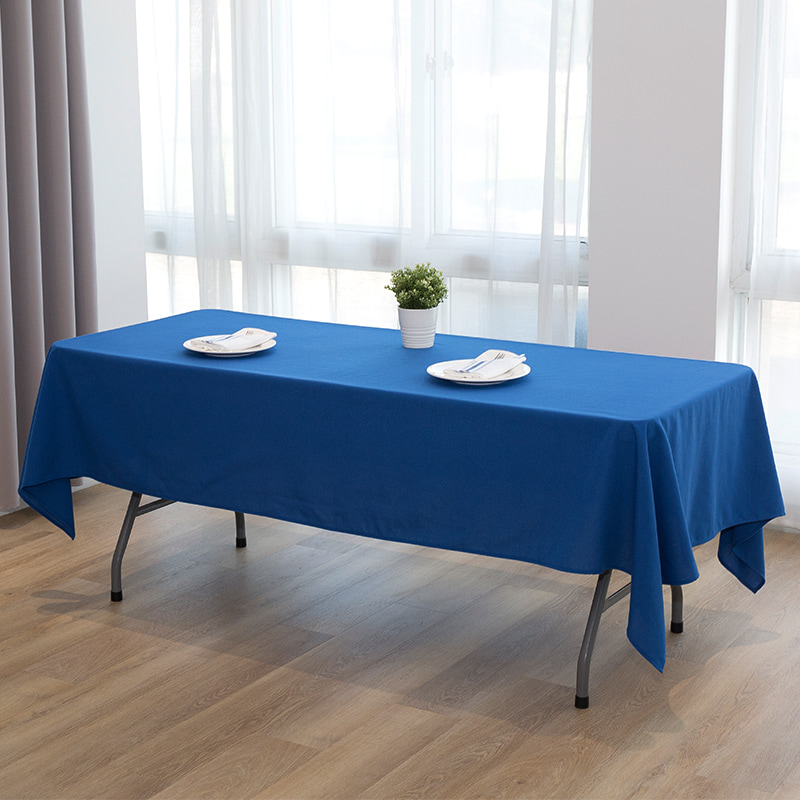 60x102 '' Sprun polyesterové plné barvy svatební bankety ubrus