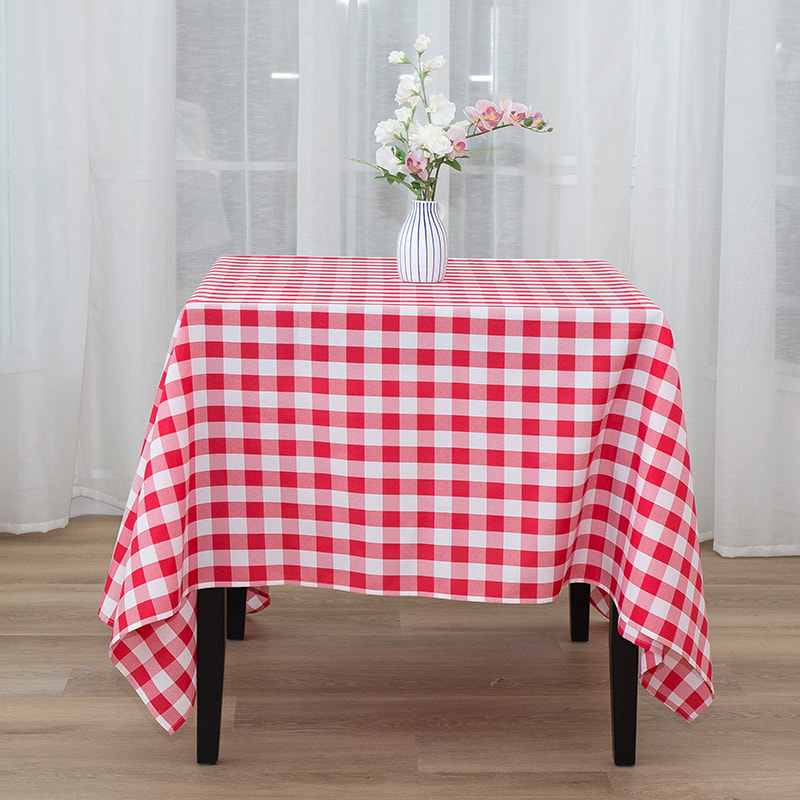 70x70 '' Picnic Party Rectangle Ploid tkané ubrusy