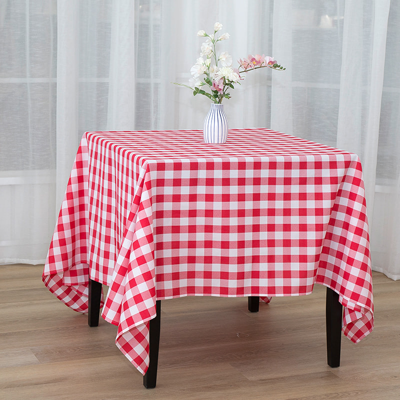 70x70 '' Picnic Party Rectangle Ploid tkané ubrusy