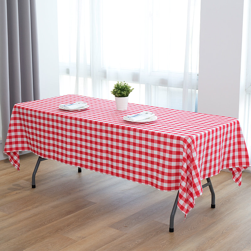 60x102 '' Picnic Party Obdélník Plaid tkané ubrusy