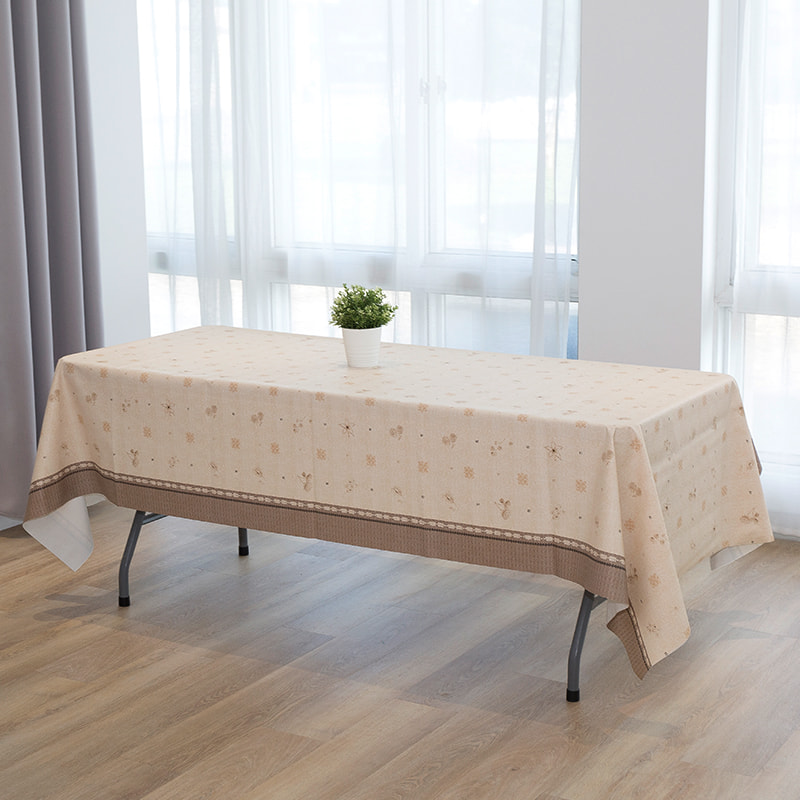 54x108 '' vodotěsný a olejový PVC ubrus s vánočním vzorem